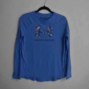 Blue Under Armour Size Small Womens Long Sleeve T-Shirt